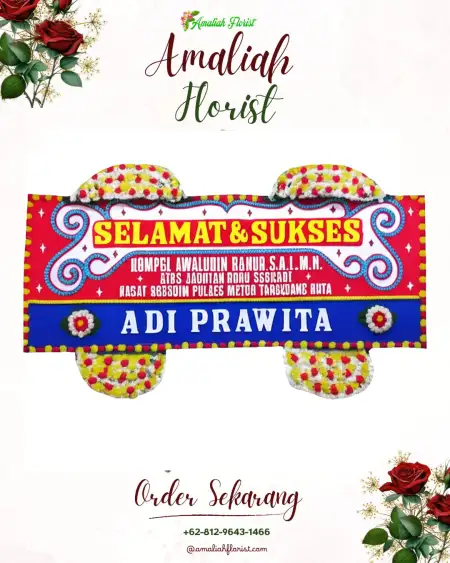 Papan Bunga Ucapan Selamat Ringinpitu